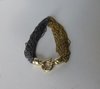 Aagaard  Sterling silver and gold multistrand bracelet