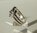 Bernhard Hertz Sterling silver knot ring, size P, 7.75, 56