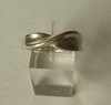 Scrouples Sterling silver ring, size Q -R