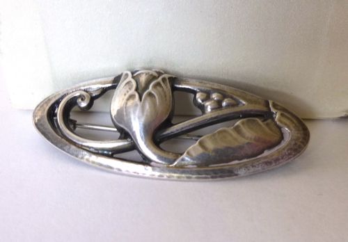 Georg Jensen antique Sterling silver brooch no.178